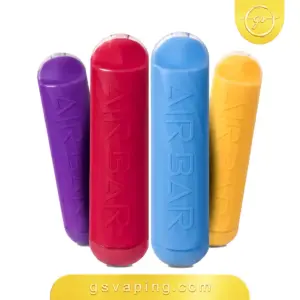 سحبة جاهزة اير بار ويف 1200 سحبة فيب — Air Bar Wave 1200 Puffs سحبة جاهزة اير بار ويف 1200 سحبة فيب بجسم أسطواني نحيف ومتوفرة بتركيز 20 و 45 مج سولت نيكوتين من متجر GSVAPING الكويت