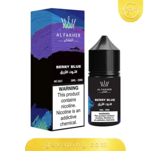 نكهة الفاخر بلوبيري سولت 30 مل 20 مج - Al Fakher Berry Blue Salt Nic زجاجة نكهة الفاخر بلوبيري سولت 30 مل بتركيز 20 مج نيكوتين سولت من متجر GSVAPING الكويت