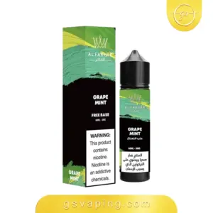 نكهة الفاخر عنب نعناع 60 مل نكهة الفاخر عنب نعناع شيشة الكترونية الكويت - Al Fakher Grape Mint