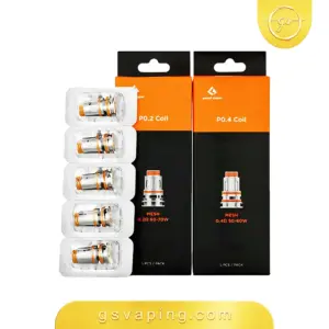 كويلات قيك فيب P البديلة ميش عبوة 5 كويلات عبوة كويلات قيك فيب P البديلة ميش بسلك KA1 وقطن عضوي بمقاومات 0.15 و0.2 و0.4 و0.5 أوم من متجر GSVAPING الكويت