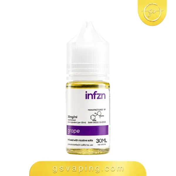 نكهة انفزن جريب سولت نيكوتين نكهة انفزن جريب سولت نيكوتين سحبات زقاره الكويت - INFZN Grape Salt