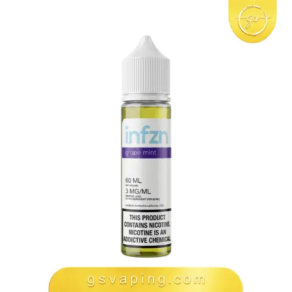 نكهة انفزن عنب نعناع 60 مل نكهة انفزن عنب نعناع شيشة الكترونية الكويت - Infzn Grape Mint