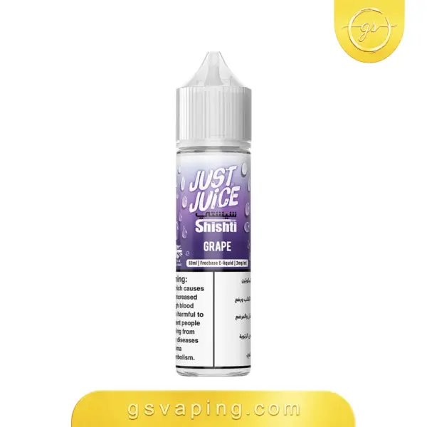 نكهة جست جوس عنب 60 مل نكهة جست جوس عنب شيشة الكترونية الكويت - Just Juice Grape