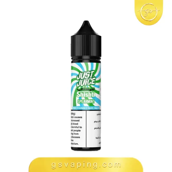 نكهة جست جوس سبيرمنت 60 مل نكهة جست جوس سبيرمنت شيشة الكترونية الكويت - Just Juice Spearmint