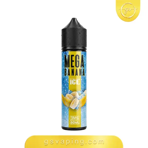 نكهة ميجا موز ايس 60 مل نكهة ميجا موز ايس شيشة الكترونية الكويت - Mega Banana Ice