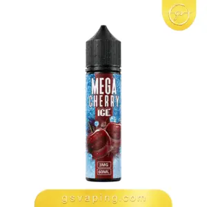 نكهة ميجا كرز ايس 60 مل نكهة ميجا كرز ايس شيشة الكترونية الكويت - Mega Cherry Ice