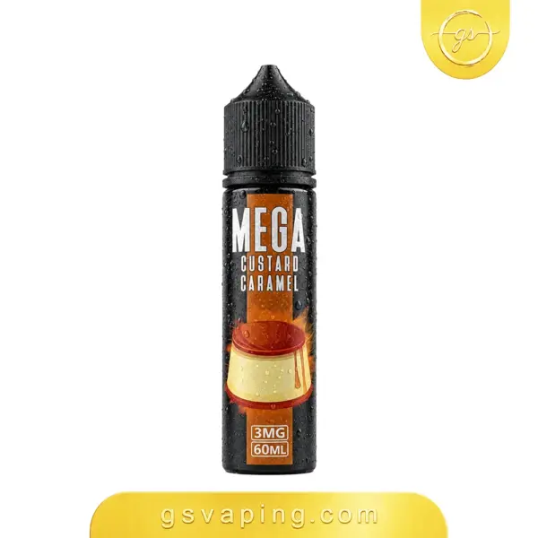 نكهة ميجا كاسترد كراميل 3مج فيب 60مل - Mega Custard Caramel E-Liquid نكهة ميجا كاسترد كراميل 3مج فيب شيشة الكترونية الكويت Mega Custard Caramel 60ml