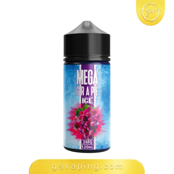 نكهة ميجا عنب ايس 120مل فيب - Mega Grape Ice E-Liquid 120ml نكهة ميجا عنب ايس 120مل فيب شيشة الكترونية الكويت Mega Grape Ice 120ml