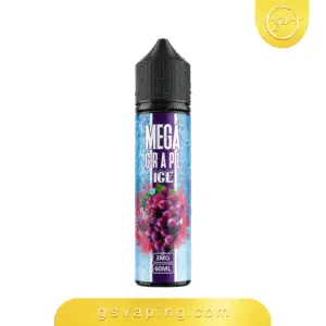 نكهة ميجا عنب ايس 3مج فيب 60مل - Mega Grape Ice E-Liquid 60ml نكهة ميجا عنب ايس 3مج فيب شيشة الكترونية الكويت Mega Grape Ice 60ml