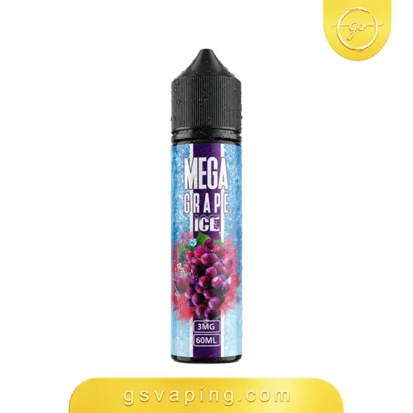 نكهة ميجا عنب ايس 3مج فيب 60مل - Mega Grape Ice E-Liquid 60ml نكهة ميجا عنب ايس 3مج فيب شيشة الكترونية الكويت Mega Grape Ice 60ml