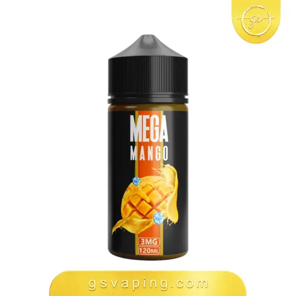 نكهة ميجا مانجو 120مل فيب - Mega Mango E-Liquid 120ml نكهة ميجا مانجو 120مل فيب شيشة الكترونية الكويت Mega Mango 120ml