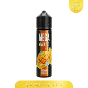 نكهة ميجا مانجو 3مج فيب 60مل - Mega Mango E-Liquid 60ml نكهة ميجا مانجو 3مج فيب شيشة الكترونية الكويت Mega Mango 60ml