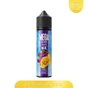 نكهة ميجا مانجو عنب ايس 3مج فيب شيشة الكترونية الكويت Mega Mango Grape Ice 60ml
