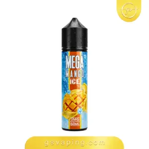 نكهة ميجا مانجو ايس 3مج فيب شيشة الكترونية الكويت Mega Mango Ice 60ml