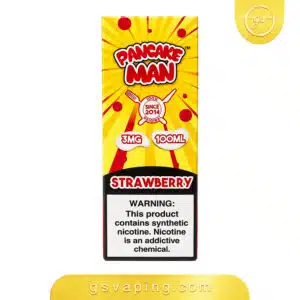 نكهة بان كيك مان فراولة 3مج 100مل فيب - Pancake Man Strawberry زجاجة نكهة بان كيك مان فراولة 3مج 100مل فيب بان كيك مخبوز مع فراولة من متجر GSVAPING الكويت