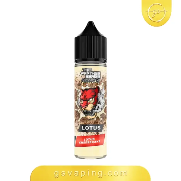 نكهة بانثر لوتس تشيز كيك 3مج فيب 60مل - Panther Lotus Cheesecake E-Liquid 60ml نكهة بانثر لوتس تشيز كيك 3مج فيب شيشة الكترونية الكويت Panther Lotus Cheesecake 60ml