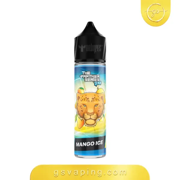 نكهة بانثر مانجو ايس 3مج فيب 60مل - Panther Mango Ice E-Liquid 60ml نكهة بانثر مانجو ايس 3مج فيب شيشة الكترونية الكويت Panther Mango Ice 60ml