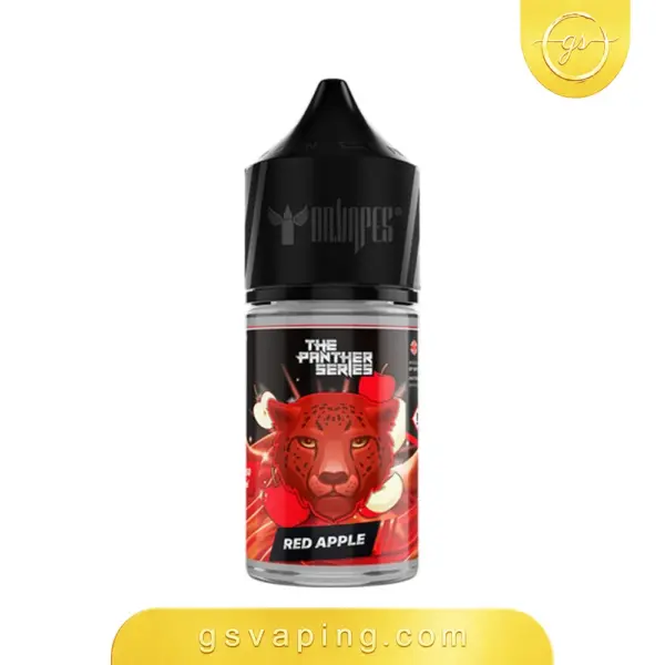 نكهة بانثر تفاح احمر سولت نيكوتين نكهة بانثر تفاح احمر سولت نيكوتين سحبات زقاره الكويت - Dr Vapes Panther Red Apple Salt