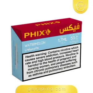 بودات فيكس رقي ايس 4 بودات 1.7 مل 50 مج سولت نيكوتين علبة بودات فيكس رقي ايس المعبّأة مسبقاً 4 بودات بسعة 1.7 مل وتركيز 50 مج سولت نيكوتين من متجر جلف سيرفس فيب الكويت