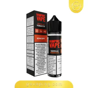 عبوة نكهة بنك مان فانيليا توباكو Vanilla Tobacco سعة 60 مل بتركيز 3 مج، نكهة توباكو محمص وفانيليا كريمية في الكويت