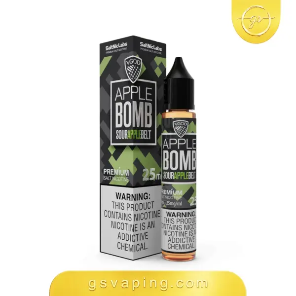 نكهة في جود ابل بوم سولت نيكوتين نكهة في جود ابل بوم سولت نيكوتين سحبات زقاره الكويت - VGOD Apple Bomb Salt