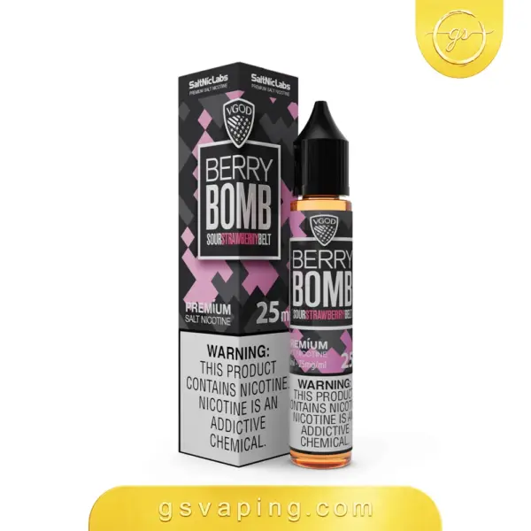 نكهة في جود بيري بوم سولت نيكوتين نكهة في جود بيري بوم سولت نيكوتين سحبات زقاره الكويت - VGOD Berry Bomb Salt
