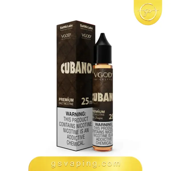 نكهة في جود كوبانو سولت نيكوتين نكهة في جود كوبانو سولت نيكوتين سحبات زقاره الكويت - VGOD Cubano Salt