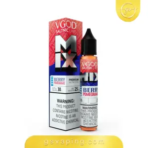 نكهة في جود ميكس توت رمان ايس سولت نيكوتين سحبات زقاره الكويت - VGOD Mix Berry Pomegranate Iced Salt