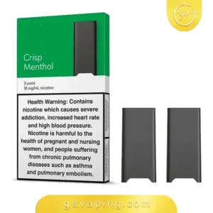 بودات جول 2 كريسب منثول JUUL2 Crisp Menthol — بودان سعة 1.2 مل بتركيز 18 مج علبة بودات جول 2 كريسب منثول الجاهزة مع بودين بتركيز 18 مج من متجر GSVAPING الكويت