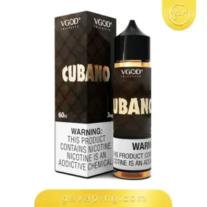 نكهة في جود كوبانو 60مل - نكهة شيشة بطابع تبغ كوبي VGOD Cubano عبوة نكهة في جود كوبانو 60مل البنية بنكهة تبغ كوبي من متجر GSVAPING الكويت