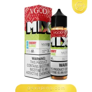نكهة في جود ميكس شيري لايم ايس 60 مل - نكهة شيشة VGOD Mix Cherry Lime Iced عبوة نكهة في جود ميكس شيري لايم ايس 60 مل بتركيز 3 مج، نكهة شيشة من خط VGOD Mix، من متجر GSVAPING الكويت